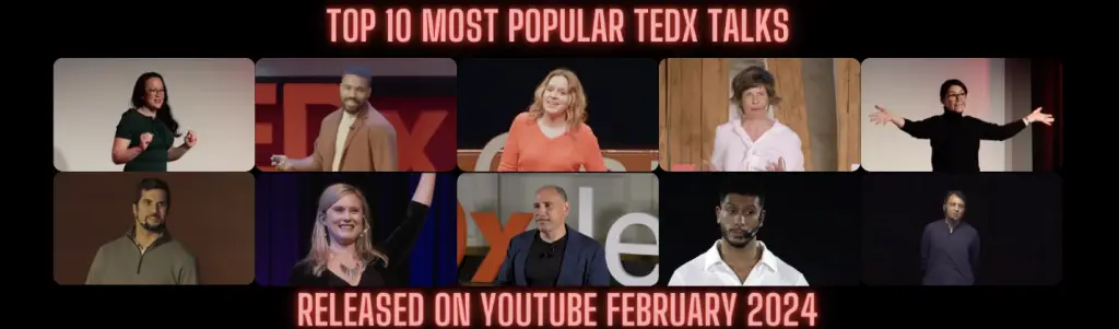 Top TEDx talks chart featuring Tara LaFon Gooch