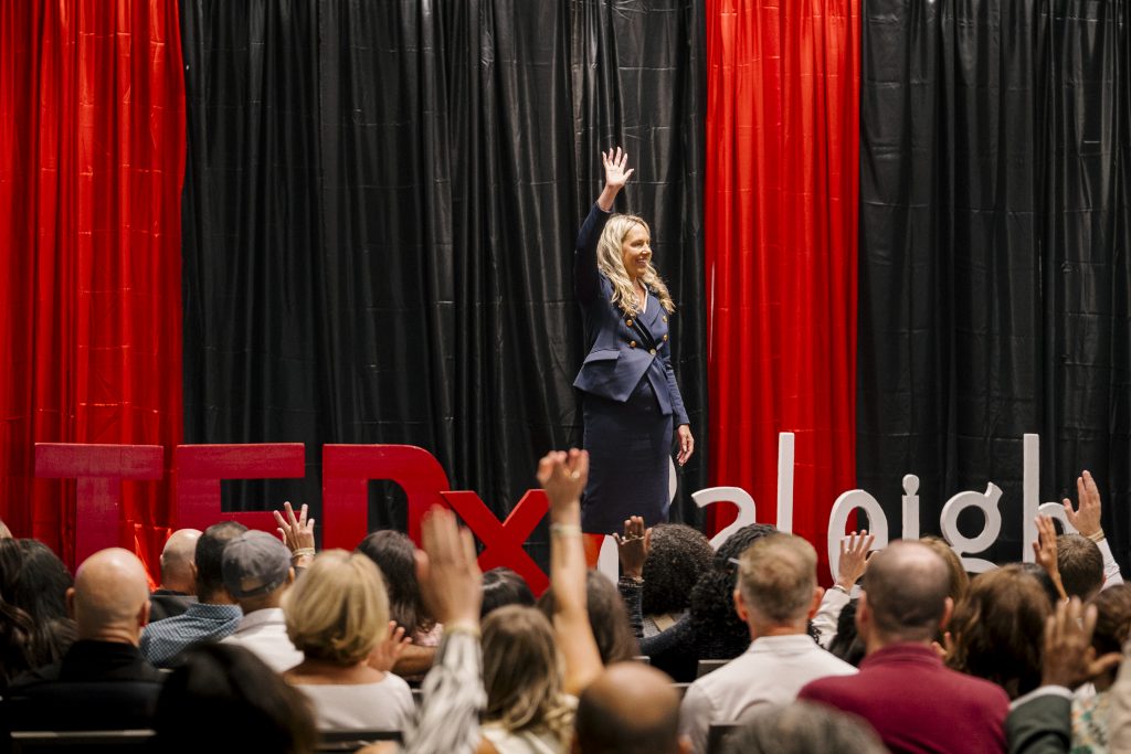 Dr. Gina Anderson on TEDx Stage