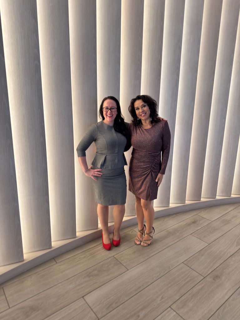 Tara LaFon Gooch with her client Liza Marie Garcia