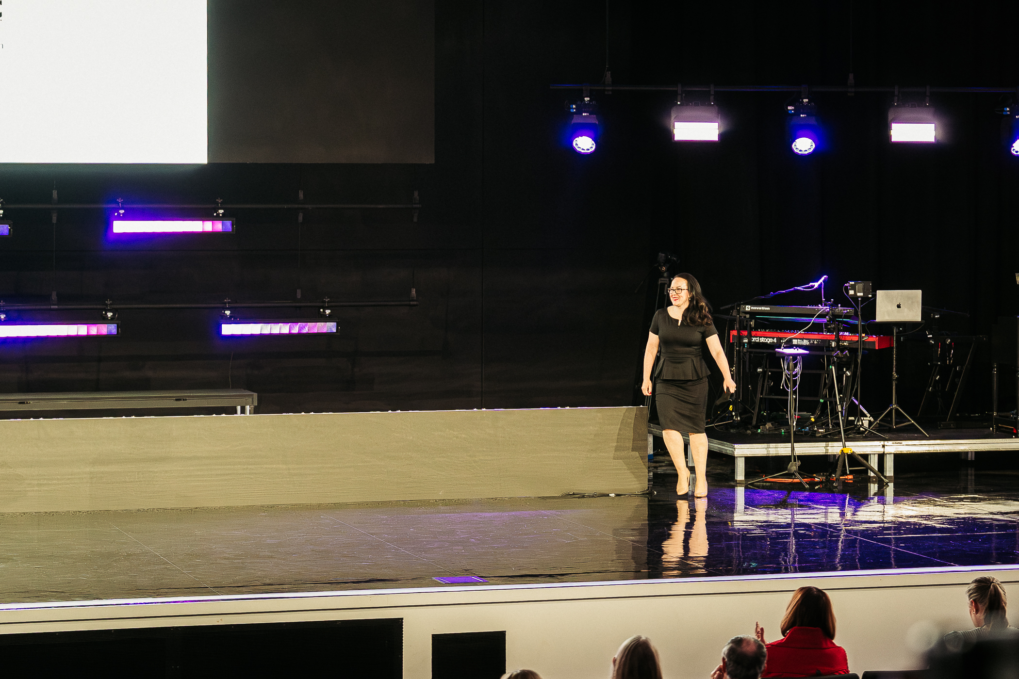 Tara LaFon Gooch speaking at the C-Suite for Christ summit