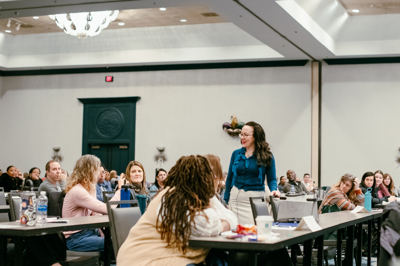 Tara LaFon Gooch leading a corporate session